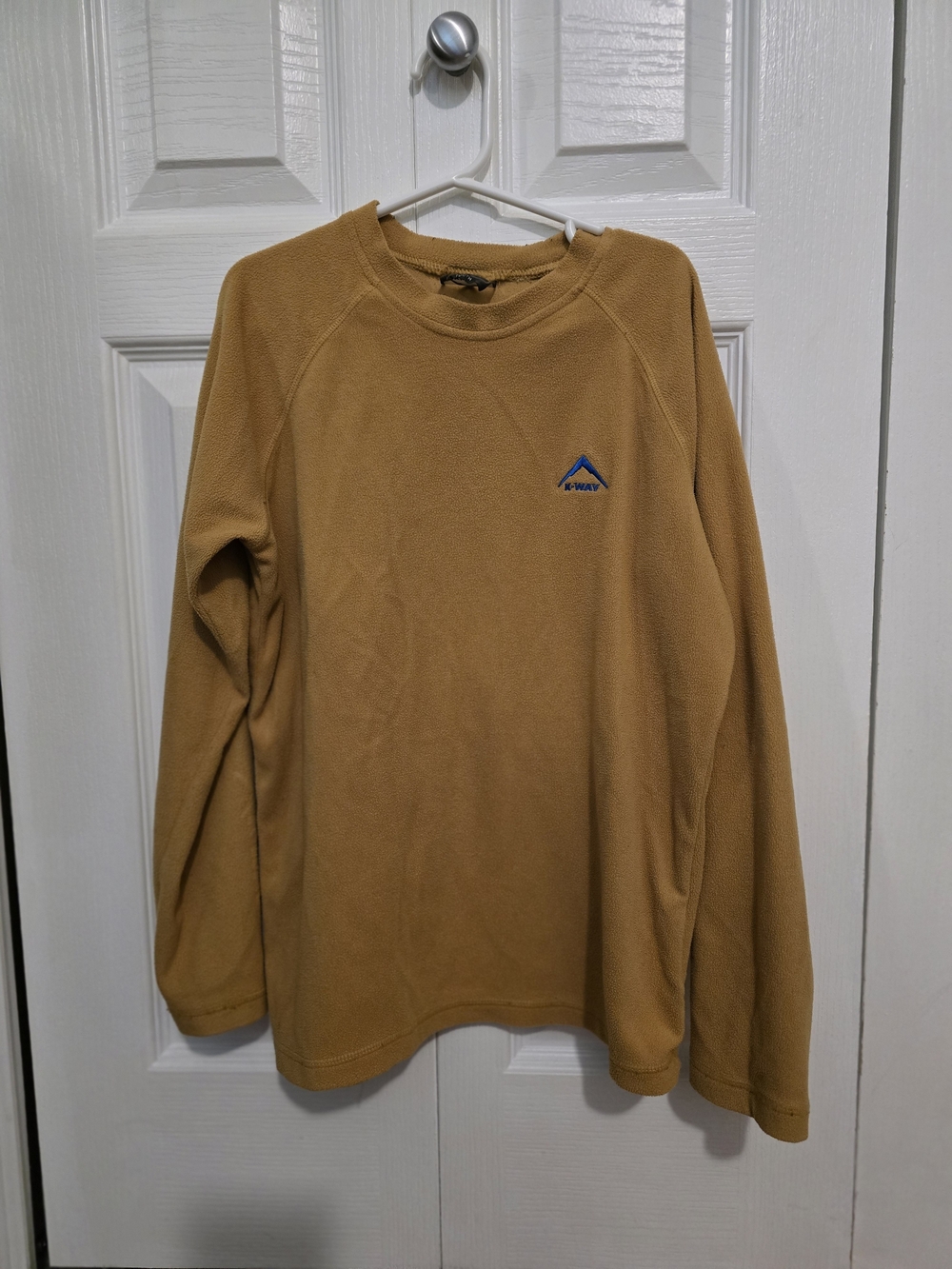KWay 11-12 Triangle Logo Fleece Pullover - Mustard
